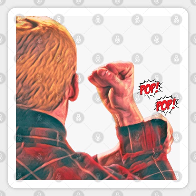 Pop Pop Goes the Wayne Sticker by TorrezvilleTees